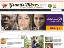 Tablet Screenshot of grands-meres.net